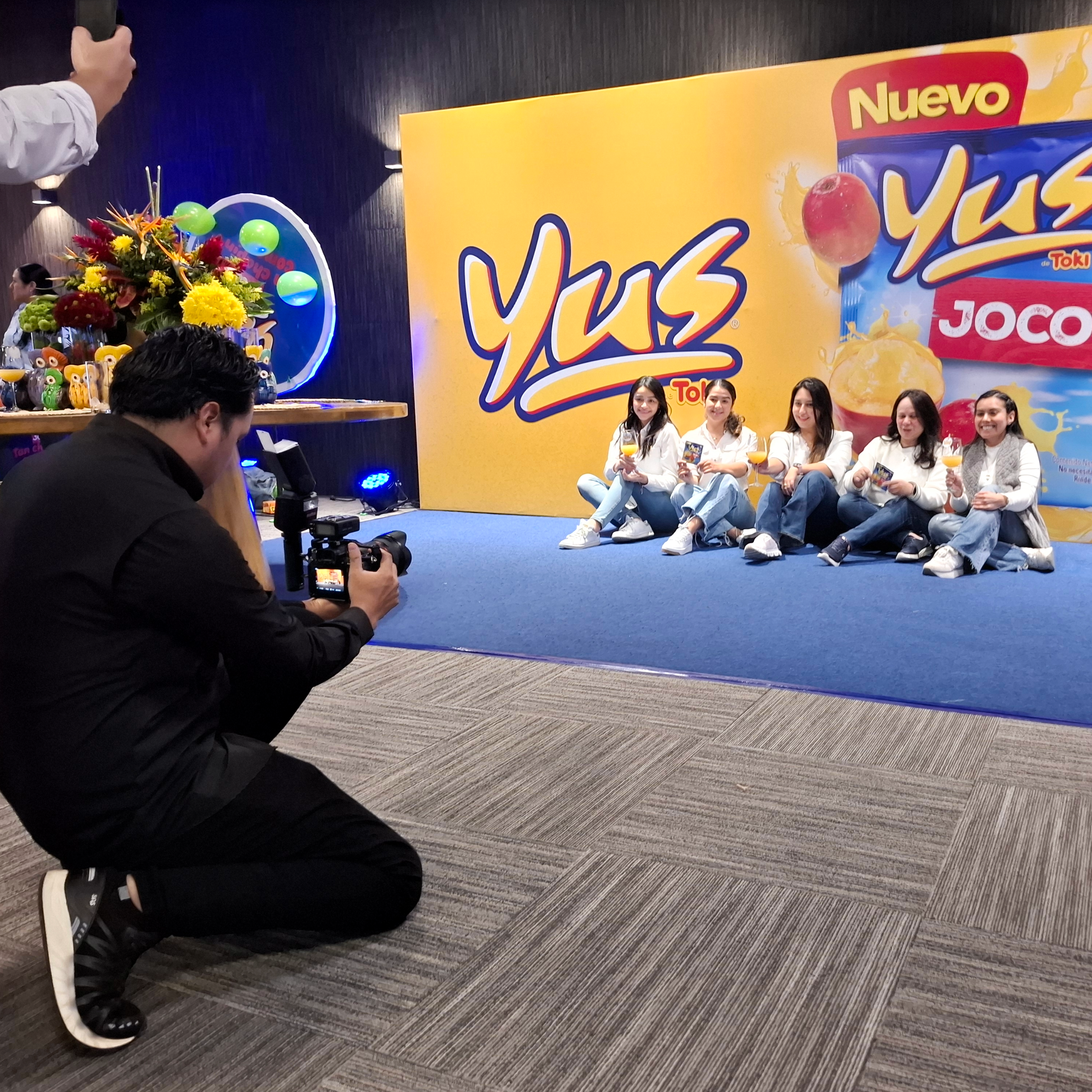 Cobertura fotográfica profesional durante el lanzamiento de los nuevos productos Yus Jocote y Nutribela10 Colágeno de Quala Guatemala.